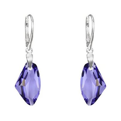 Exkluzívne náušnice crystal tanzanite